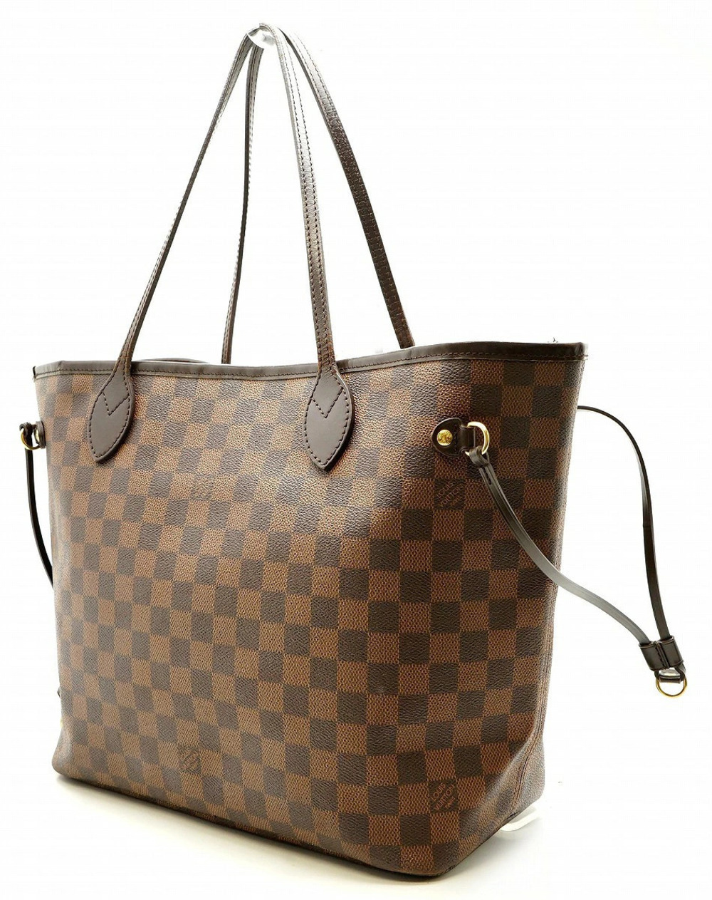 Louis Vuitton Damier Tote Bag Neverfull Shoulder Brown